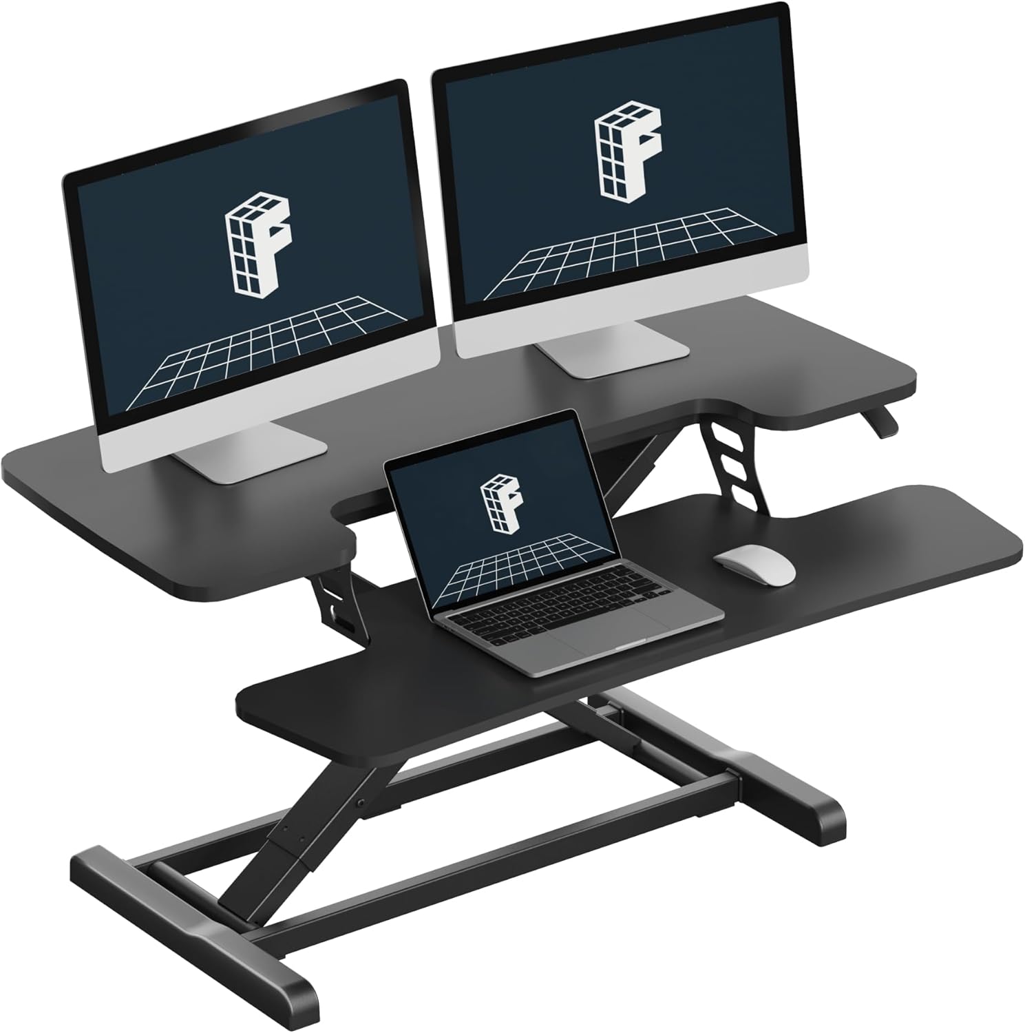 FLEXISPOT Standing Desk Converter, 36", Black